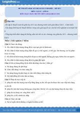 Đề thi giữa học kì 1 Vật lí 10 Cánh diều - Đề số 03